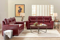 2043 Soft Touch Crimson Sofa & Love Seat