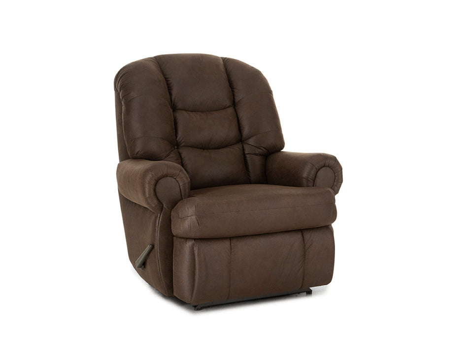 King Comfort Mack Manual Recliner - Walnut