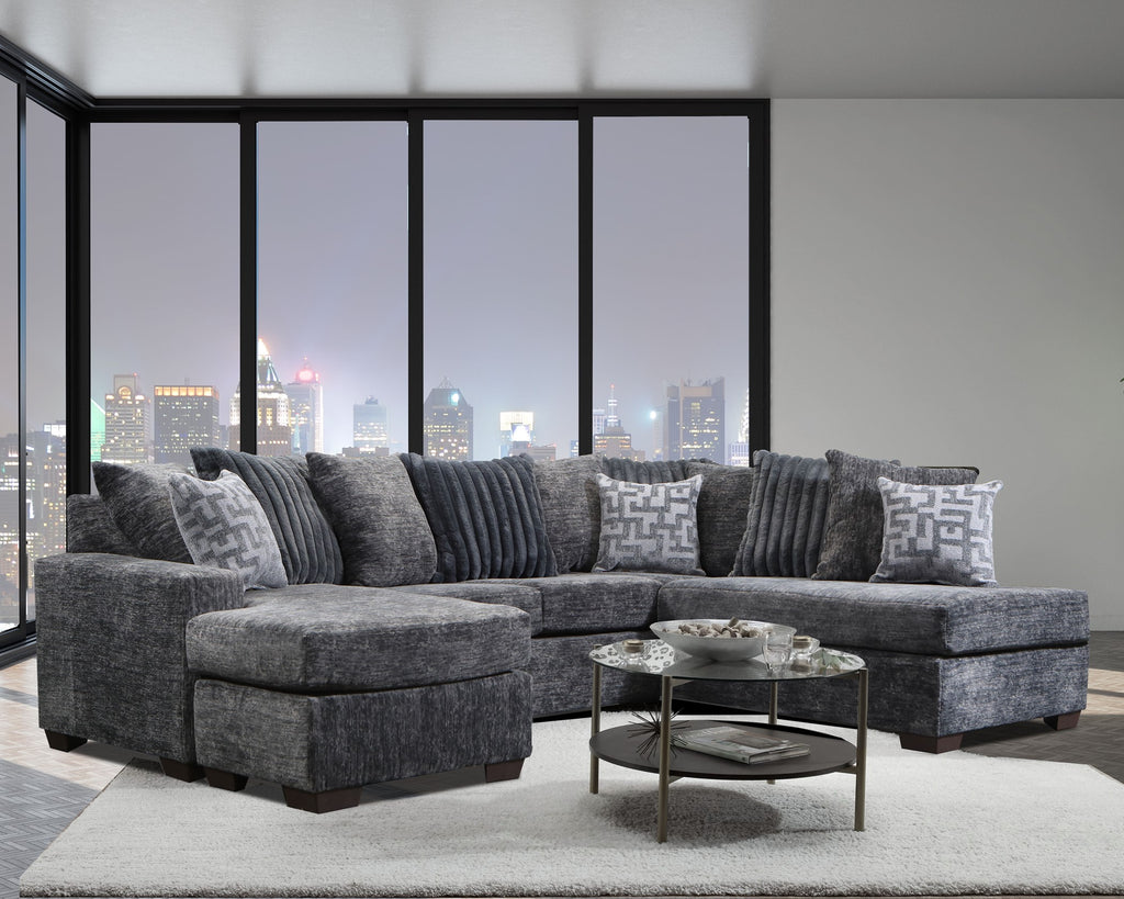 2875 Galactic Charcoal Sectional