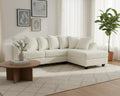 300 Hugo Corduroy Ivory Sectional