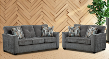 3000 Gerald Grey Sofa & Loveseat