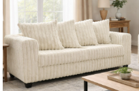 300 Hugo Ivory Sofa & Loveseat
