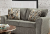 3334 Allure Grey Sleeper Sofa
