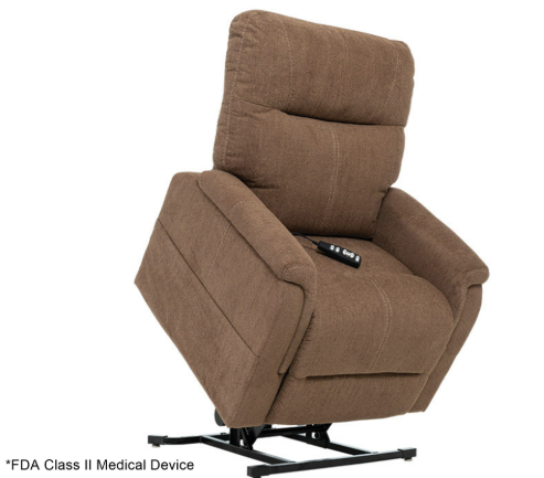 3620 Brown Lift Chair with Heat and Massage