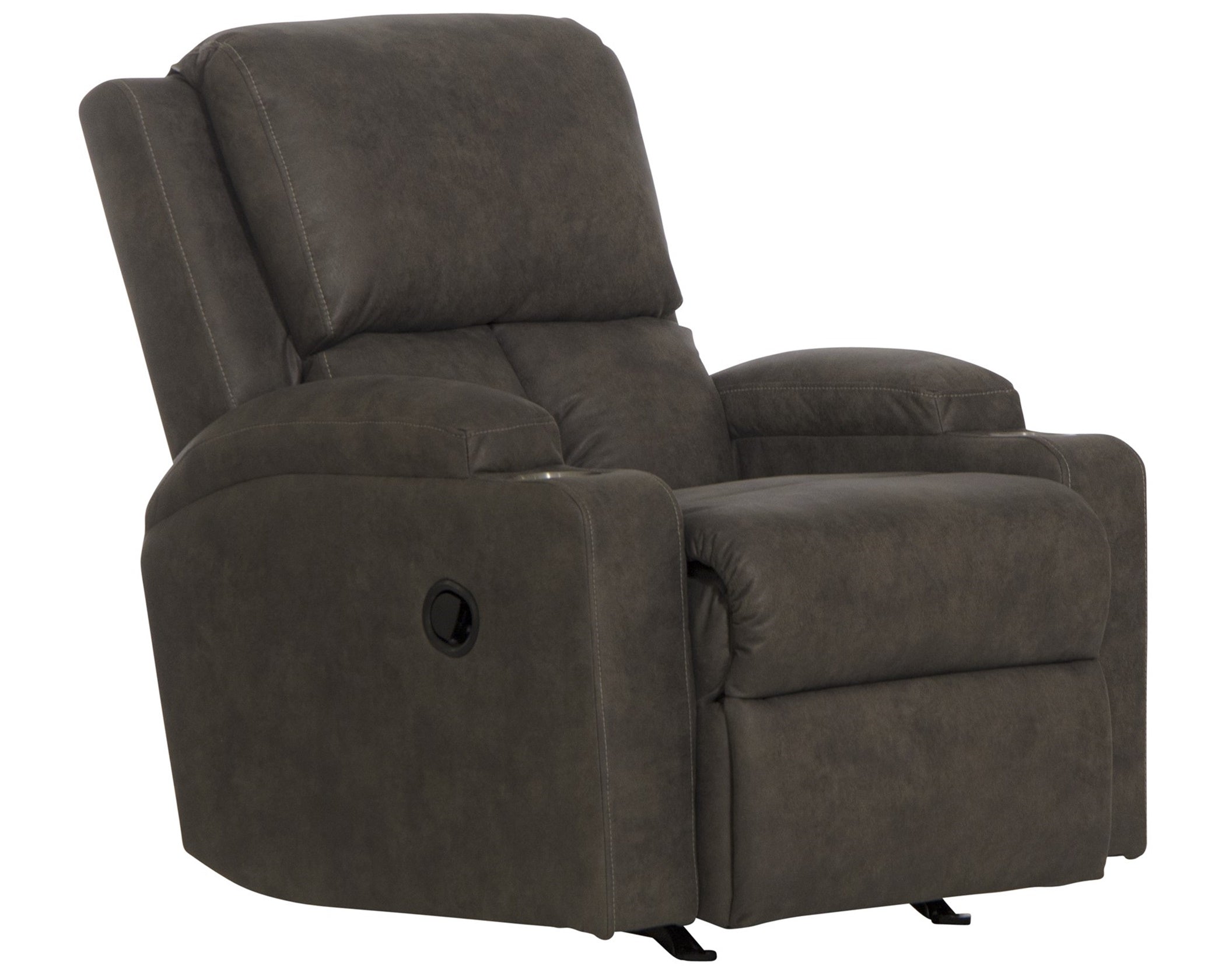 4103 Smoke Manual Recliner