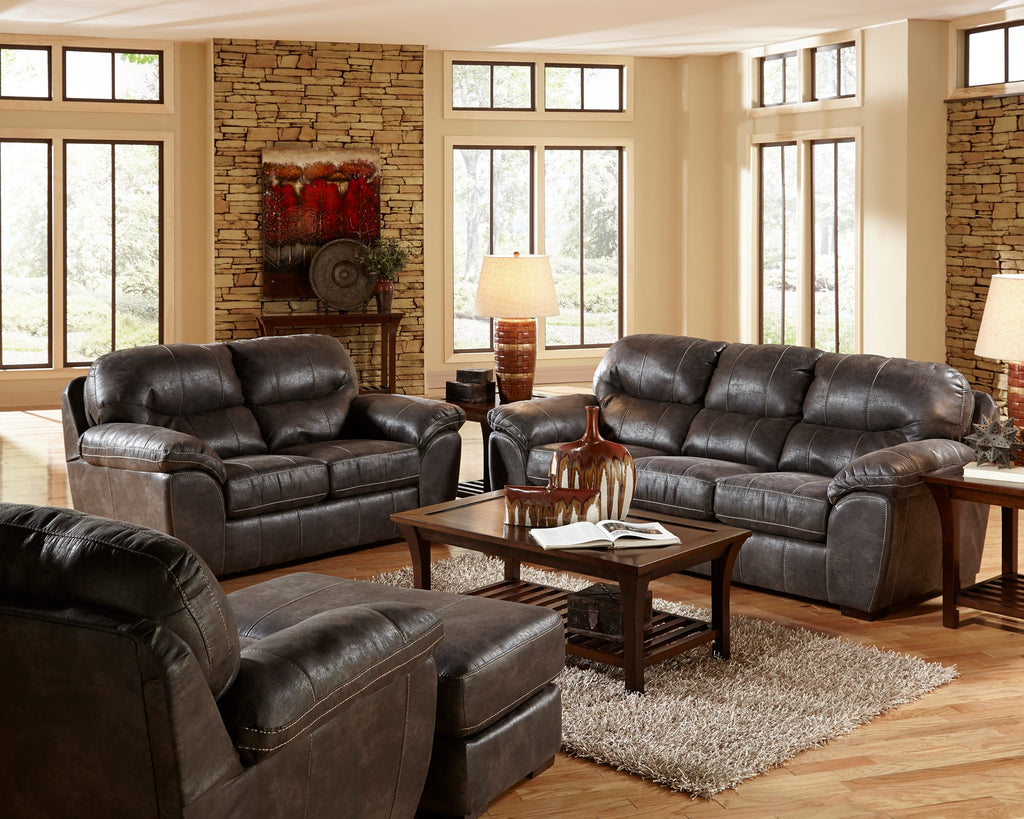 4453 Grant Steel Sofa & Love