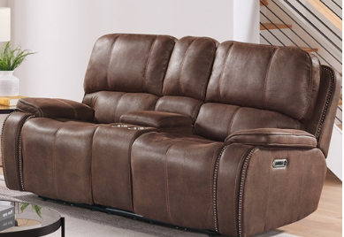 5230 Atlantis Heritage Brown Power Reclining Sofa & Loveseat