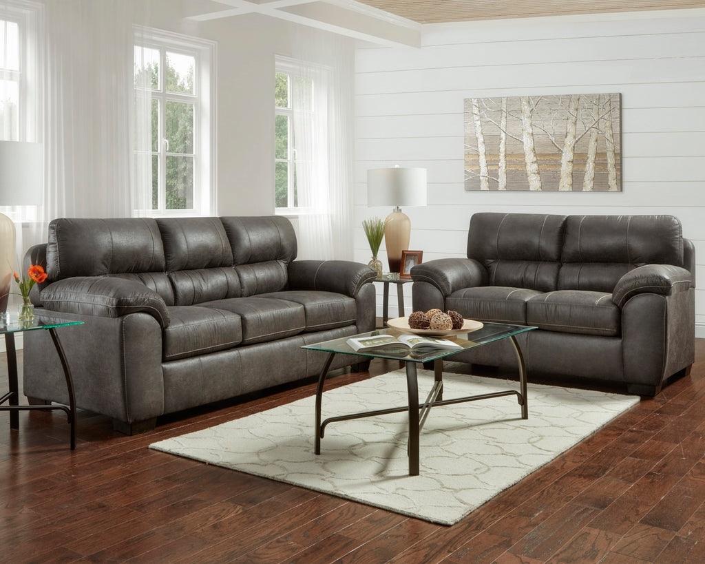 5603 Seqouia Ash Sleeper Sofa & Love