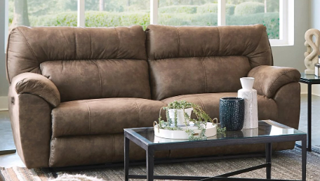 62651 Hollins Coffee Power Reclining Sofa & Loveseat