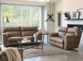 62651 Hollins Coffee Power Reclining Sofa & Loveseat