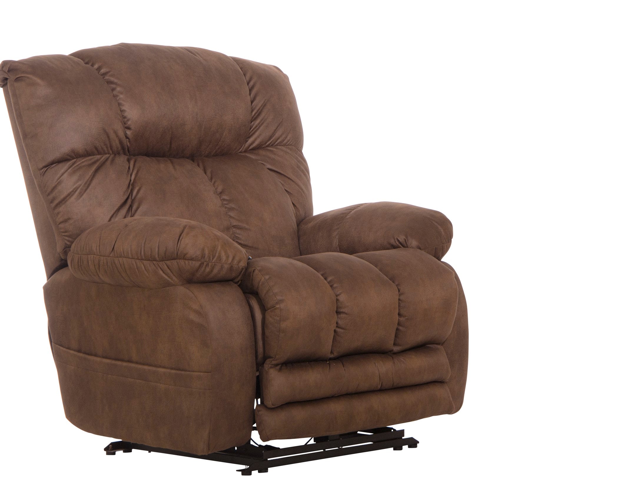 64793 Dawkins Chocolate Lay Flat Power Recliner