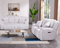 Presley Fog Reclining Love Seat
