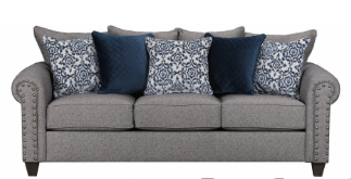 9175 Emma Slate Sofa & Love