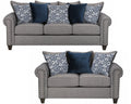 9175 Emma Slate Sofa & Love