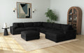 Arizona Black Ottoman
