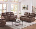 5230 Atlantis Heritage Brown Power Reclining Sofa & Loveseat