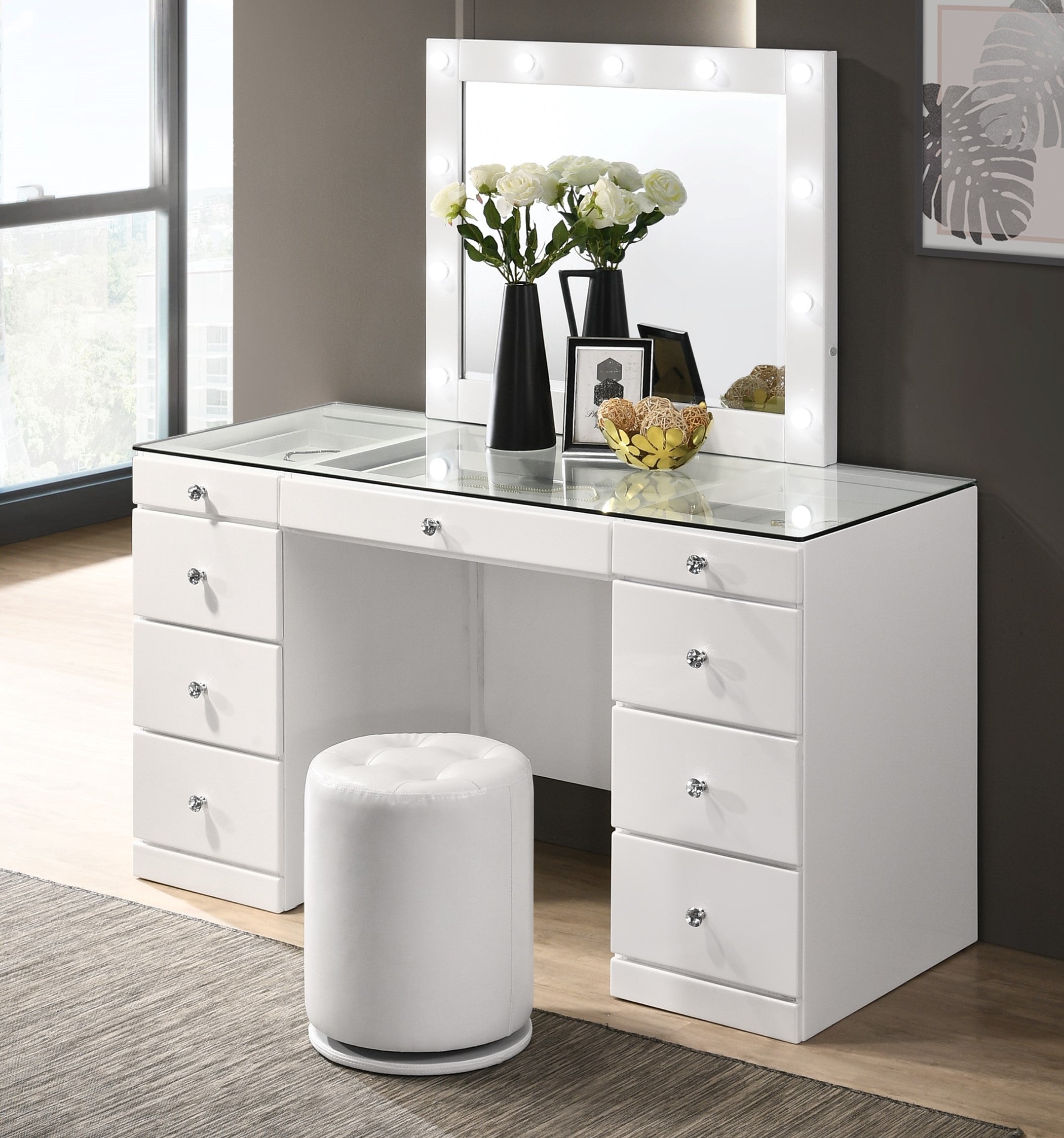 Avery White Vanity