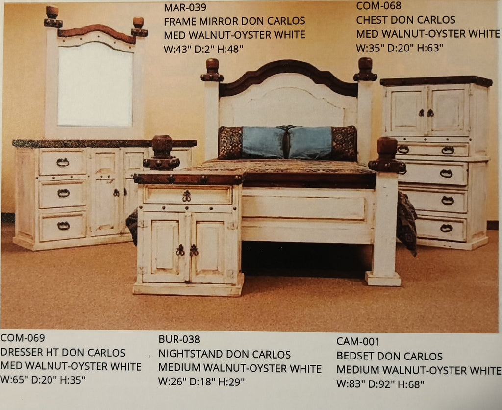 Don Carlos Medium Walnut-Oyster White