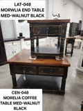 L-048 Morelia Occasional Tables Nogal-Black