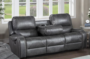KE800 Keily Grey Reclining Sofa & Love
