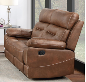 Rudger Rust Reclining Sofa & Love Seat