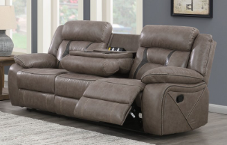 T850 Tyson Taupe Reclining Sofa & Love Seat