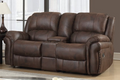 U0903 Chocolate Reclining Sofa & Loveseat