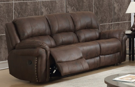 U0903 Chocolate Reclining Sofa & Loveseat
