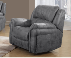 U0903 Grey Reclining Sofa & Loveseat