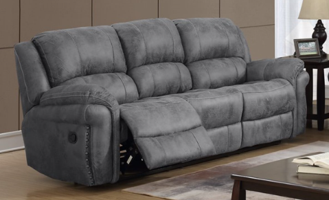 U0903 Grey Reclining Sofa & Loveseat
