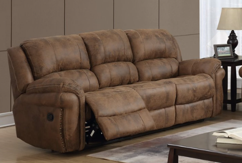 U0903 Saddle Reclining Sofa & Love