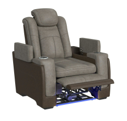 U13660 Lantana Brown/Grey Power Reclining Sofa, Loveseat & Recliner
