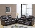 3118 Pluto Chocolate Reclining Sofa & Loveseat