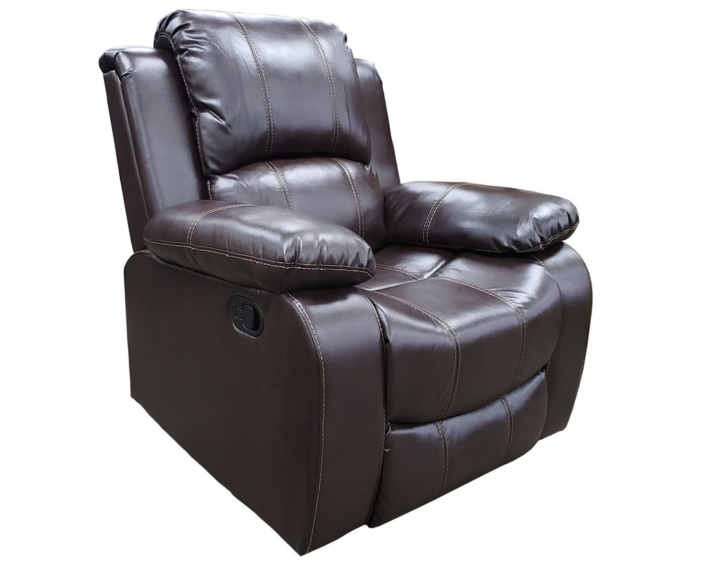 3118 Pluto Chocolate Reclining Sofa & Loveseat