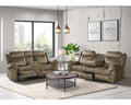 Sorrento Mocha Reclining Sofa & Love